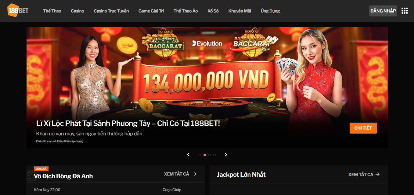 188BET - Top Game Xóc Đĩa Đổi Thưởng Uy Tín Nhất