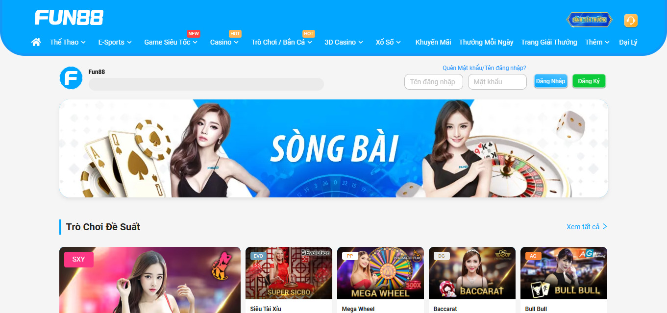FUN88 - Trang Xóc Đĩa Đổi Thưởng Online Tốt Nhất 2025