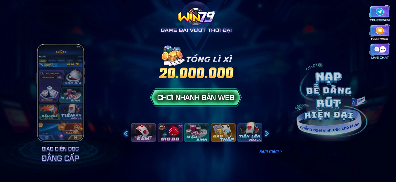 Ưu điểm làm nên tên tuổi cho WIN79