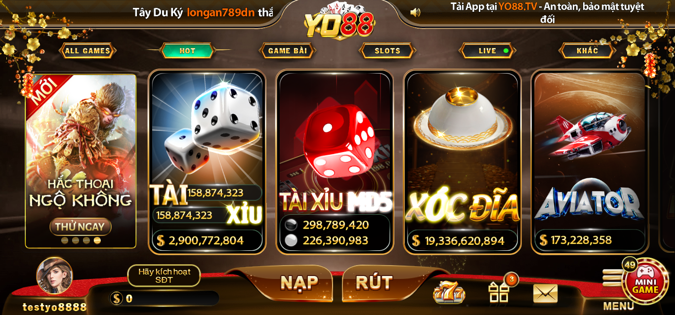 Tải App YO88 cho Android